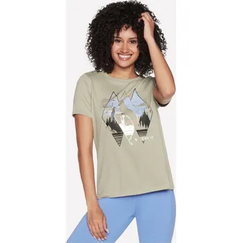 Dámské tričko Skechers Regular Fit T-Shirt Green 12 (M)