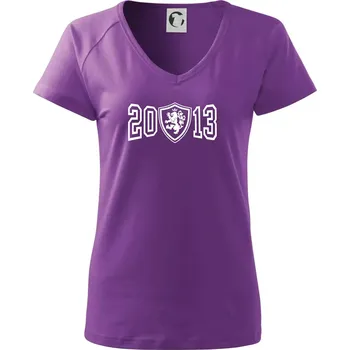 Dámské tričko Narozeninový motiv - znak - 2013 - Tričko dámské Dream - M ( Fialová )