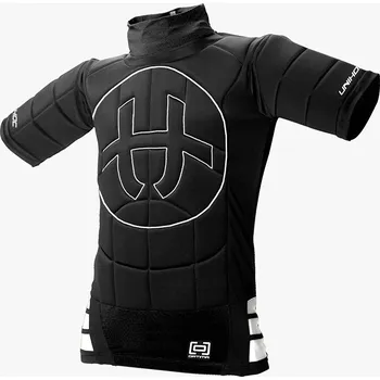 Florbalový dres Unihoc Goalie Triko OPTIMA Shortsleeve Black-White vel. M/L