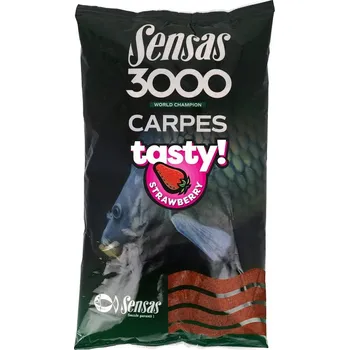 Návnadová surovina Sensas - Krmítková směs 3000 Carp tasty STRAWBERRY, 1kg