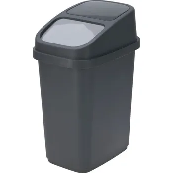 Odpadkový koš EXCELLENT HOUSEWARE Odpadkový koš výklopný do kuchyně 17 l šedá KO-030002110seda