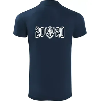 Pánská košile Narozeninový motiv - znak - 2020 - Polokošile Victory sportovní (dresovina) - S ( Námořní modrá (velmi tmavá - téměř černá) )