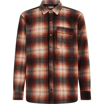 Pánská košile O'Neill O'RIGINALS SUPERFLEECE M Červená, Tmavě šedá