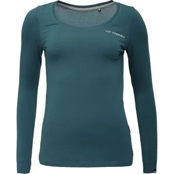 Oblečení a móda Dámské tričko s dlouhým rukávem TRIMM BRAVE LADY M Tyrkysová, Bílá