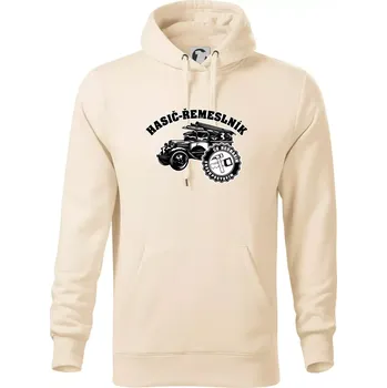 Pánská mikina Hasič řemeslník - Mikina pánská Cape s kapucí - 4XL ( Mandlová )