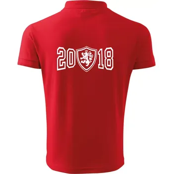Pánská košile Narozeninový motiv - znak - 2018 - Polokošile pánská Pique Polo 203 - XL ( Červená )