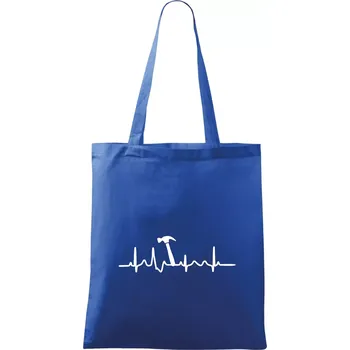 Nákupní taška Ekg Kladivo - Taška bavlněná - 42 x 38 cm ( Královská modrá )