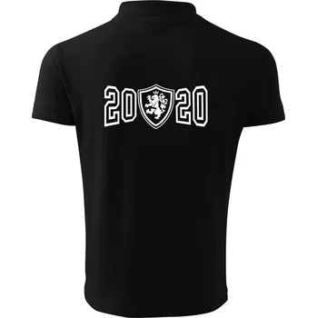 Pánská košile Narozeninový motiv - znak - 2020 - Polokošile pánská Pique Polo 203 - L ( Černá )
