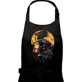 Kuchyňská zástěra Smrtící káva - Dámská zástěra na vaření - Univerzální velikost ( Černá )