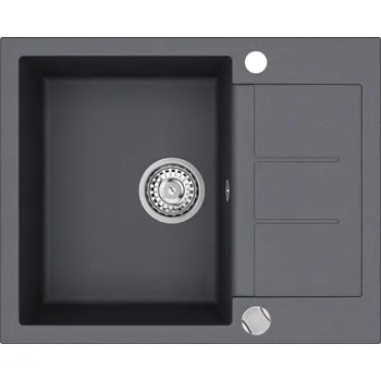 Granitový dřez Granitový dřez Helika TESA SQT102 graphite