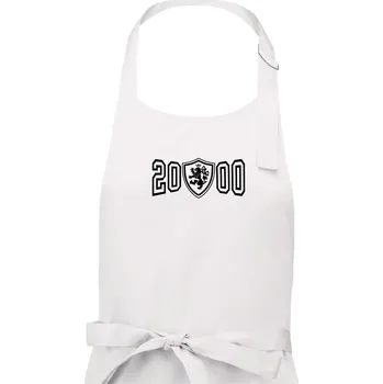 Kuchyňská zástěra Narozeninový motiv - znak - 2000 - Pánská zástěra na vaření - Univerzální velikost ( Bílá )