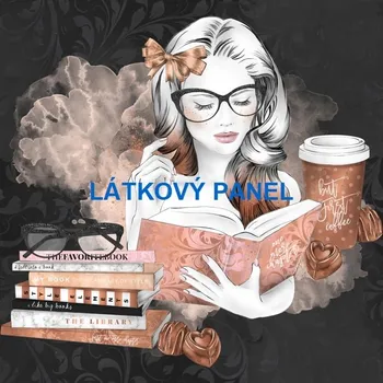 Panel bavlna - ČTENÁŘKA-144-37 Velikost: 20x20cm