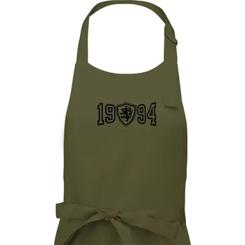 Kuchyňská zástěra Narozeninový motiv - znak - 1994 - Dámská zástěra na vaření - Univerzální velikost ( Khaki )