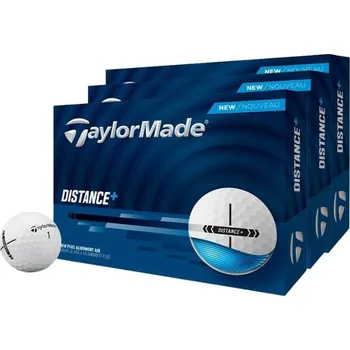 Golfový míček Taylor Made 36ks TaylorMade Distance+ 2025 Golfové míčky WHITE