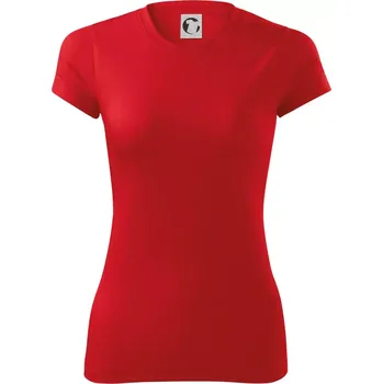 Dámské tričko BEZPOTISKU / bez potisku - Dámské Fantasy sportovní (dresovina) - XL ( Červená )