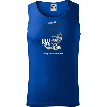 Downtown Barbershop - Tílko pánské Core - S ( Královská modrá )