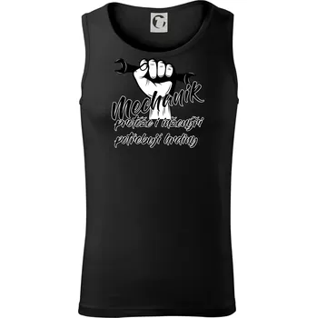 Mechanik - i inženýři potřebují hrdiny - Tílko pánské Core - 2XL ( Černá )