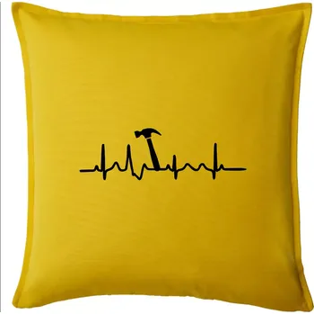 Polštář Ekg Kladivo - Polštář 50x50 - 50x50 - Pouze potah ( Žlutá )