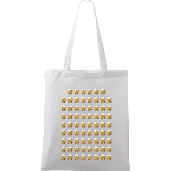 Nákupní taška Narozeniny - 70x pivo - Taška bavlněná - 42 x 38 cm ( Bílá )
