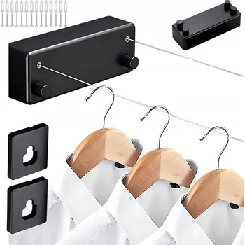 Sušák na prádlo ŠŇŮRA DO SUŠÁKU NA PRÁDLO STROPNÍHO/NÁSTĚNNÉHO 4.2 METRY OCELOVÁ PEVNÁ