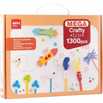 Výtvarná sada Mega umělecká sada CRAFTY box Apli Kids