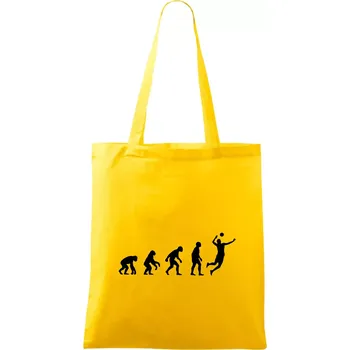 Evoluce volejbal smeč - Taška bavlněná - 42 x 38 cm ( Žlutá )
