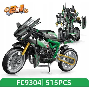 ostatní stavebnice | FORANGE | Zelený Motor Sportovní Stavebnice Stavebnice 515 dílů