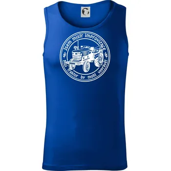 Mistr improvizace starý traktor - Tílko pánské Core - 2XL ( Královská modrá )