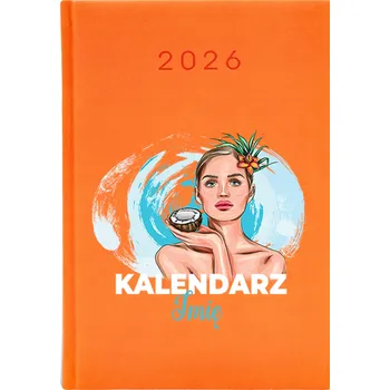 Kalendář Knižkový kalendář 2026 A5 Cute Cups oranžový