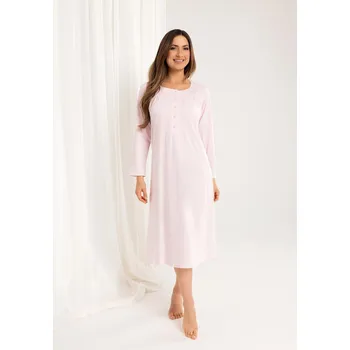 Dámská košile Noční košile rozepínací REGINA 016 meruňkové 3XL 0