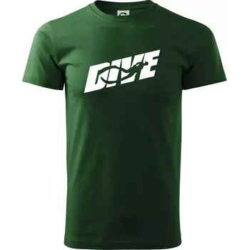 Freediving - Dive - Triko extra velké (5-8XL) - 6XL ( Lahvově zelená )