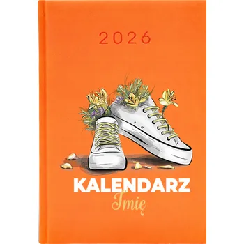 Kalendář Knižkový kalendář 2026 A5 Cute Cups oranžový