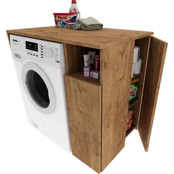 Koupelnový nábytek Skříňka nad pračku do koupelny regál pračka vestavba retro lancelot spotřebiče police