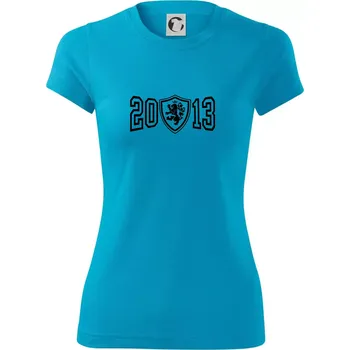 Dámské tričko Narozeninový motiv - znak - 2013 - Dámské Fantasy sportovní (dresovina) - 2XL ( Světlý tyrkys )