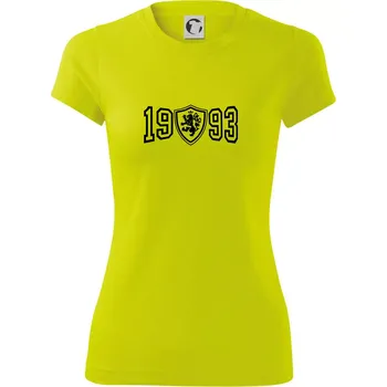 Dámské tričko Narozeninový motiv - znak - 1993 - Dámské Fantasy sportovní (dresovina) - 2XL ( Neonově žlutá )