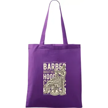Barber Brotherhood - Taška bavlněná - 42 x 38 cm ( Fialová )