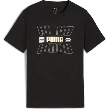 Puma Essentials Graphic Regular Fit T-Shirt Black 13 let