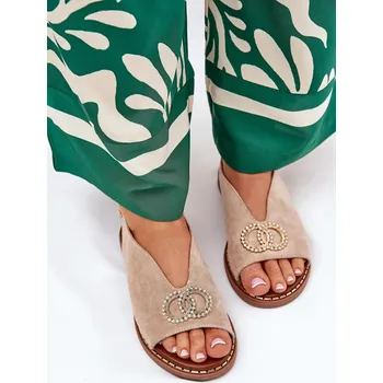 Dámské sandále Sandály Step in style z eko semiše s nastavitelným páskem, 36 i240_210135_2:36