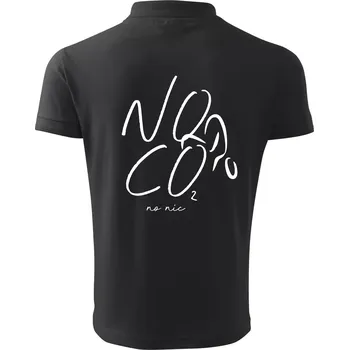 Pánská košile No co no nic kolo - Polokošile pánská Pique Polo 203 - 5XL ( Dřevěné uhlí )
