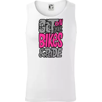 Get on your bikes - Tílko pánské Core - M ( Bílá )