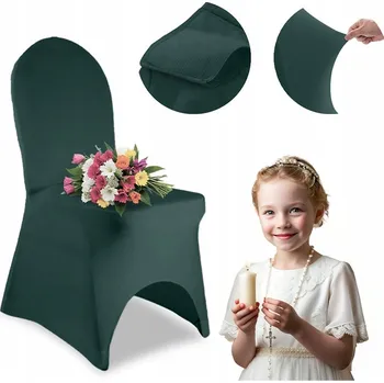 Potah na židli POTAH na židli ZELENÝ BANKETOVÝ elastický standardní