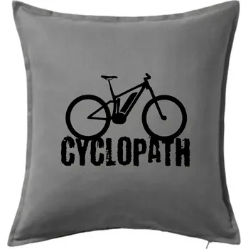 Polštář Cyclopath ebike - Polštář 50x50 - 50x50 - Pouze potah ( Tmavě šedý melír )