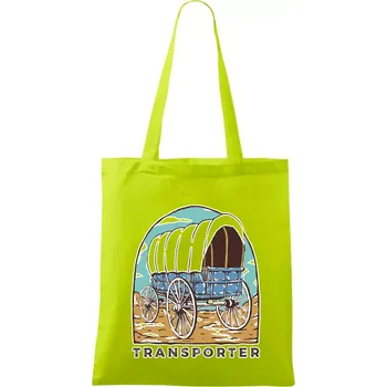 Transporter - Taška bavlněná - 42 x 38 cm ( Limetková )