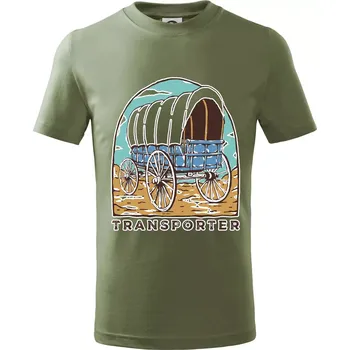 Transporter - Tričko dětské bavlněné - 146 cm/10 let ( Khaki )