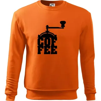 Pánská mikina Coffee mlýnek - Mikina Essential pánská - M ( Oranžová )