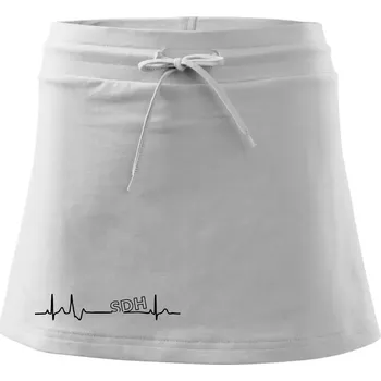 Dámská sukně SDH EKG - Sportovní sukně - two in one - L ( Bílá )