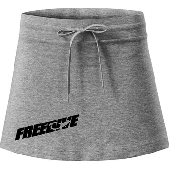 Dámská sukně Freedive - nápis s potápěčem - Sportovní sukně - two in one - XS ( Tmavě šedý melír )