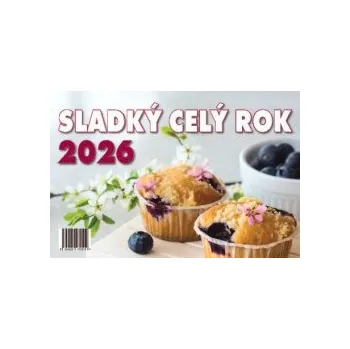 Kalendář Sladký celý rok 2026 stolní