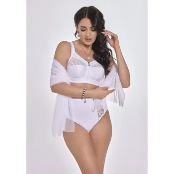 Podprsenka Perleťově bílá bezkosticová měkká podprsenka Viki Zuza I Smooth, perleťově bílá 100H i384_48776342