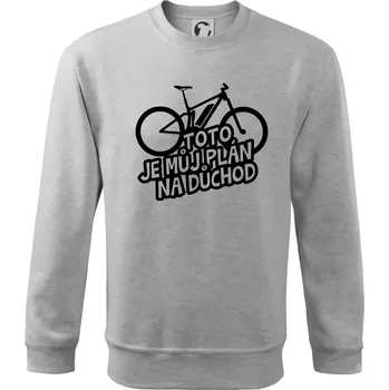 Chlapecké tričko Ebike plán na důchod - Mikina Essential dětská - 158 cm/12 let ( Světlešedý Melír )